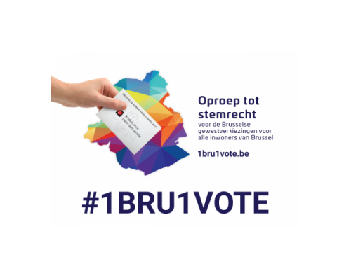 #1bru1Vote Poster – Nederlands